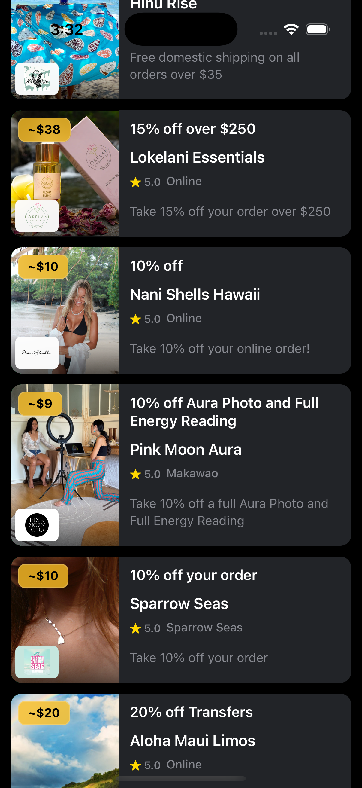 Browse available offers